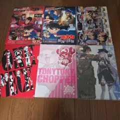名探偵コナン・ワンピース他クリアファイルセット