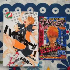 ハイキュー‼︎　第1巻　初版　ジャンパラ付き