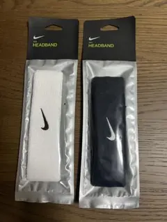 Nike ヘッドバンド 2個セット ホワイト ネイビー［最終値下げ］