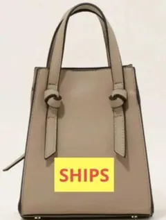 SHIPS any 2WAYトートバッグ SMALL ベージュ 新品 未使用