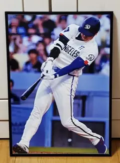 祝ドジャース大谷翔平 2024年MVP獲得！A3サイズポスターフレーム付き②各種
