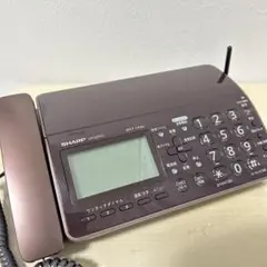 【動作確認済】SHARP UX-600 CL fax電話機 FAX 親機