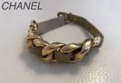 CHANEL シャネル チェーンu0026レザーブレスレット