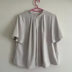 NATURAL BEAUTY BASIC フロントタック フレア ブラウス