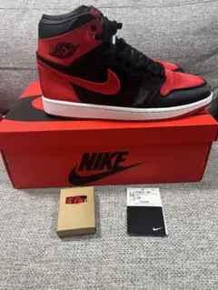 NIKE Air Jordan 1 Retro High OG BRED サテン