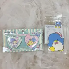 新品未開封　タキシードサム　カンバッチセット　メモ&クリップスタンド　サンリオ