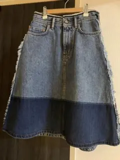 【未使用:試着のみ】※値下げ中Acne Studios デニムスカート(膝下丈)