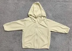 UNIQLO UVカットメッシュパーカ 90cm イエロー