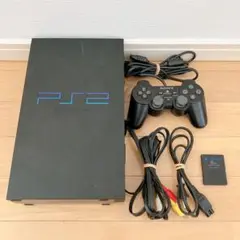 【動作確認済み】PS2 本体 コントローラー　メモリ　付き