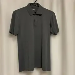 UNIQLO ダークグレー ポロシャツ 半袖