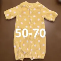 フリース　ロンパース　50-70