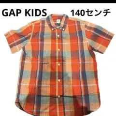 未着用GAP KIDS チェック柄ポロシャツ 140cm ギャップ　キッズ