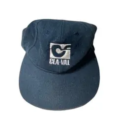 90s 古着　キャップ　ネイビー　企業