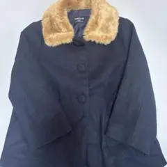 COMME CA ISM ブラックコート 120A