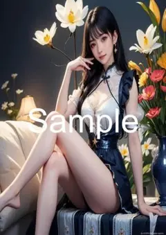 A4サイズアートポスター 1点もの 美女ポスター最高品質 C-D-５４