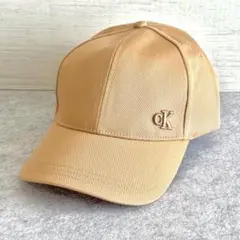 カルバンクライン　キャップ　キャメル　帽子　Calvin Klein