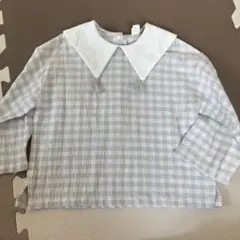 used cottoli コトリ チェック柄ブラウス