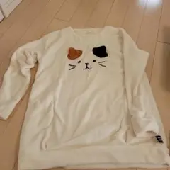 【美品】Fuku Fuku Nyank 猫刺繍ルームウェア M〜L
