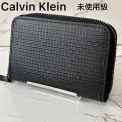 未使用級✨カルバンクライン 小銭入れ コインケース 黒 ブラック