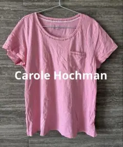 CaroleHochman ピンク半袖 デザインTシャツ 美品 レディース