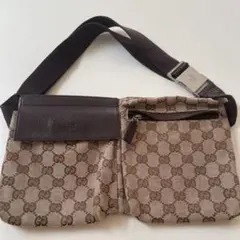 グッチ GGキャンバス ボディバッグ ウエストポーチ
