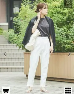 《美品》Rouge vif 　テーパードパンツ
