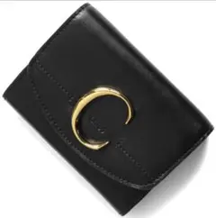 クロエ 三つ折り財布 財布 レディース クロエ シー ブラック