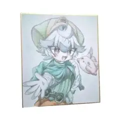 メイドインアビス　プルシュカ　手描き　色紙　イラスト　サイズ18cm×21cm