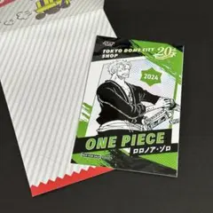 ワンピース ジャンプショップ　ミニブロマイド 東京ドームシティ 限定 ゾロ