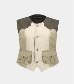 andersson bell waxed raw edge vest 25ss