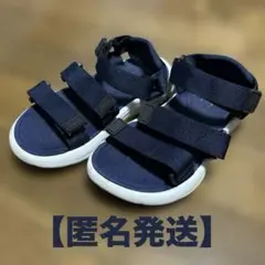 【9/2迄の限定価格】キッズサンダル ネイビー 紺色 18cm マジックテープ