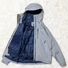 未使用級 モンベル パウダーグライド パーカ ゴアテックス メンズM グレー