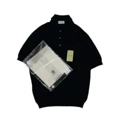 【極美品】JOHN SMEDLEY ISIS ポロシャツ ブラック 英国製 M