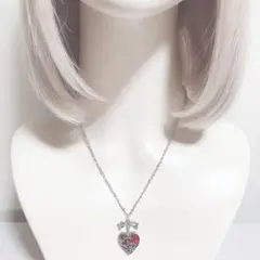 地雷 赤銀 Gothic 稀少ネックレス y2k