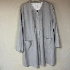 sunny cloudsグレー 長袖 チュニック3L