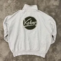 ケボズ　keboz 限定　ハーフジップ　トレーナー　グレー　L