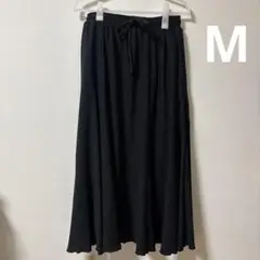 ワークマン　wmb　撥水　レディースメッシュプリーツスカート M 黒