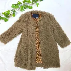 【美品】DRWCYS ドロシーズ ファーコート レオパード ヒョウ ジャケット