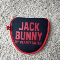 ★新品正規品★Jack Bunnyヘッドカバー パター用 黒地赤字