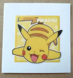 ポケモンパン デコキャラシール パウンドケーキ9弾　ピカチュウ