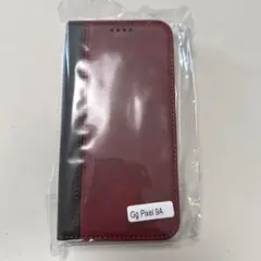 G9 Pixel 9A 手帳型ケース 赤黒