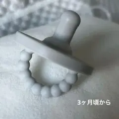 シリコンおしゃぶり グレー ケース付き
