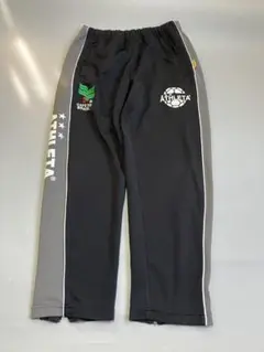 ATHLETA ピステパンツ ブラック【L】サッカー　トレーニングウェア　運動着