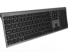 Macally キーボード Mac US配列 薄型 シザー式 Bluetooth
