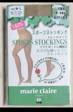marie claire スポーツストッキング