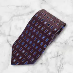 ⭐️美品⭐️[D'URBAN]ネクタイ 刺繍 シルク100% 日本製 ブラウン系
