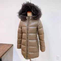 デュベティカ*人気のチャコールブラウンダウンコート*38号