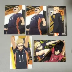 ハイキュー 月島蛍 ウエハースカード メタリックカード