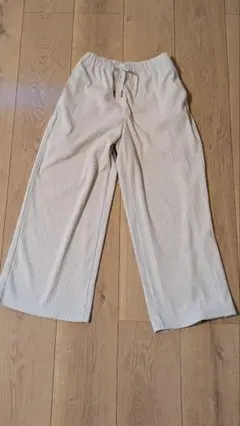 GU リブプルオンワイドパンツ 140