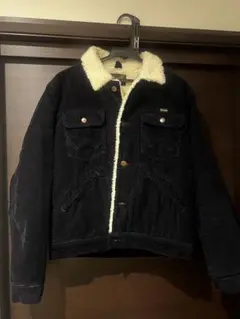 Wrangler ボアジャケット 黒 コーデュロイ